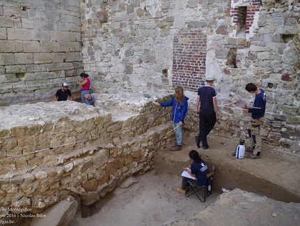 Fouilles - Château de Montépilloy - Campagne 2016