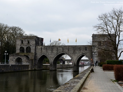 Pont des Trous - Monument emblématique de la Ville de Tournai