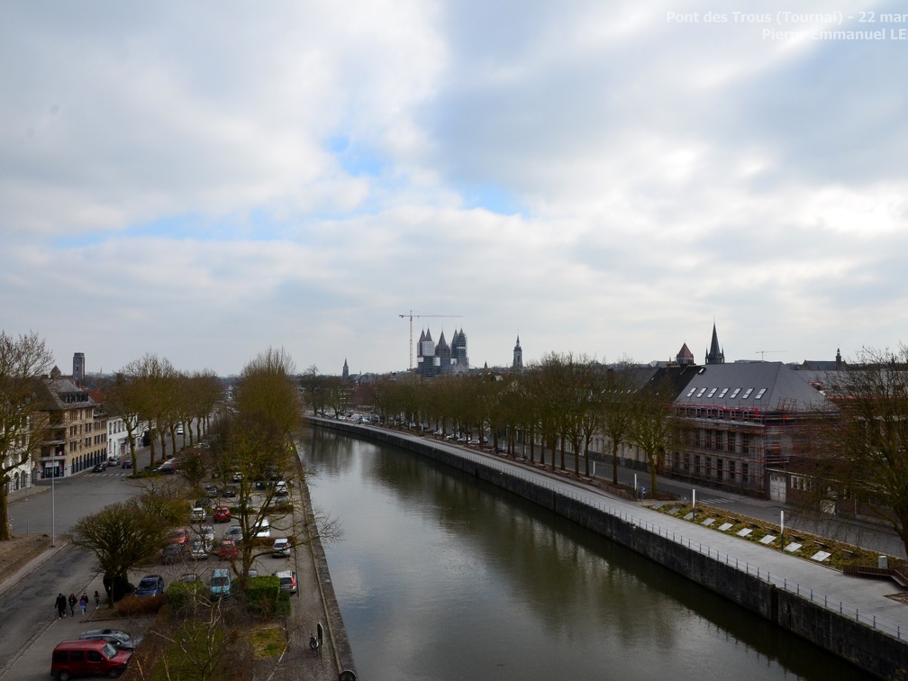 Pont des Trous - Monument emblématique de la Ville de Tournai