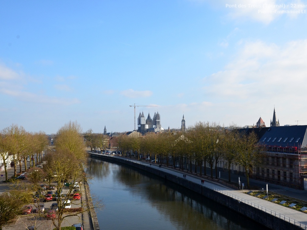 Pont des Trous - Monument emblématique de la Ville de Tournai