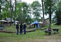 Sondage archéologique sur le site du château d'Eaucourt-sur-Somme (France) - Août 2015