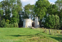 Sondage archéologique sur le site du château d'Eaucourt-sur-Somme (France) - Août 2015