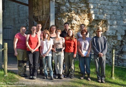 Sondage archéologique sur le site du château d'Eaucourt-sur-Somme (France) - Août 2015