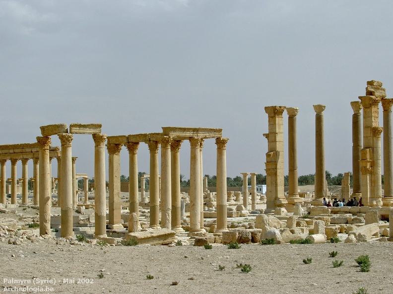 Le site de Palmyre en mai 2002