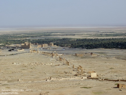 Le site de Palmyre en mai 2002