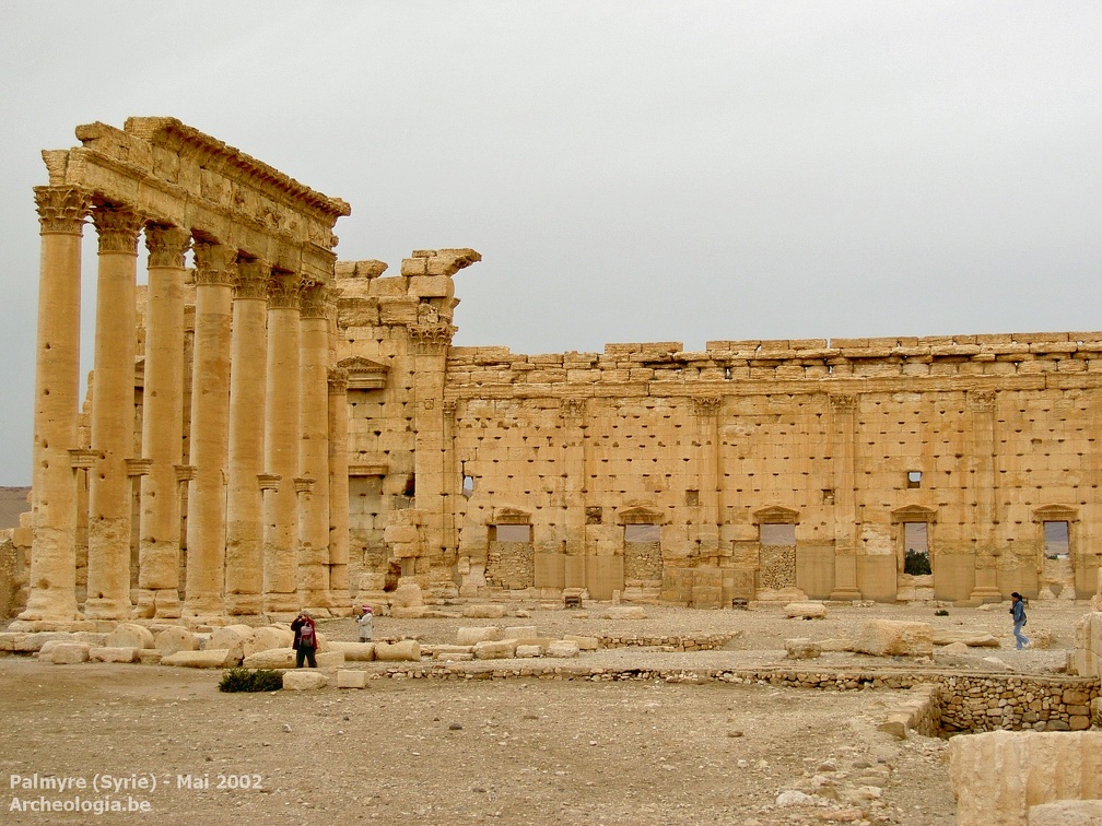 Le site de Palmyre en mai 2002