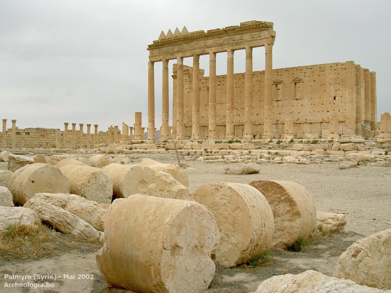 Le site de Palmyre en mai 2002