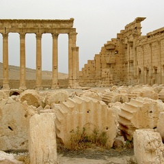 Le site de Palmyre en mai 2002