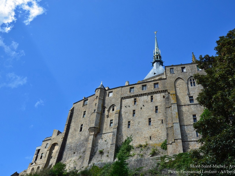 Visite de l'abbaye du Mont-Saint-Michel