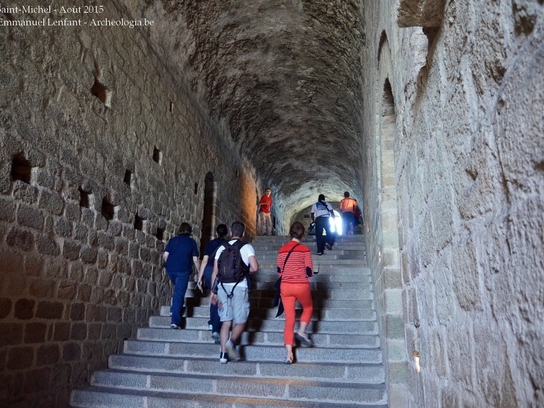 Visite de l'abbaye du Mont-Saint-Michel