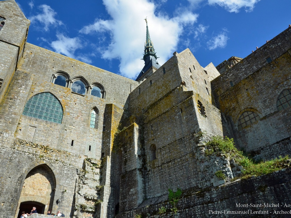 Visite de l'abbaye du Mont-Saint-Michel