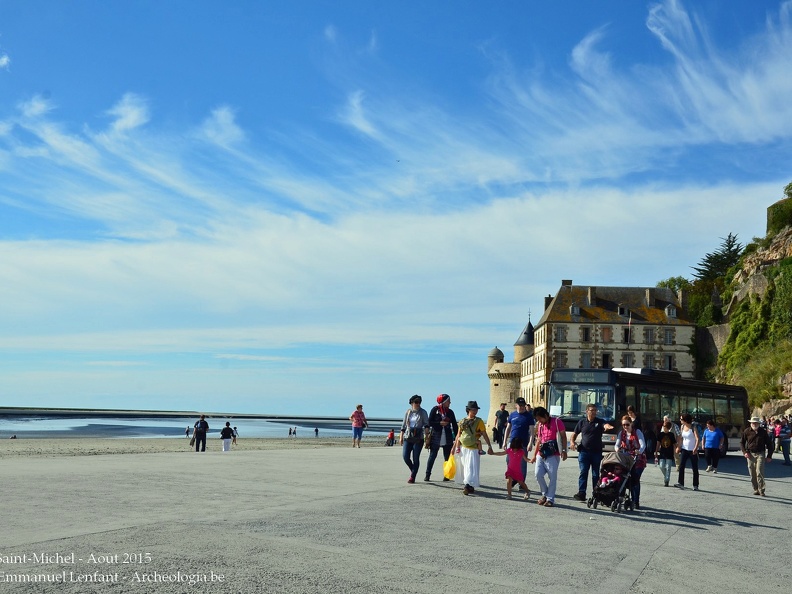 Visite de l'abbaye du Mont-Saint-Michel