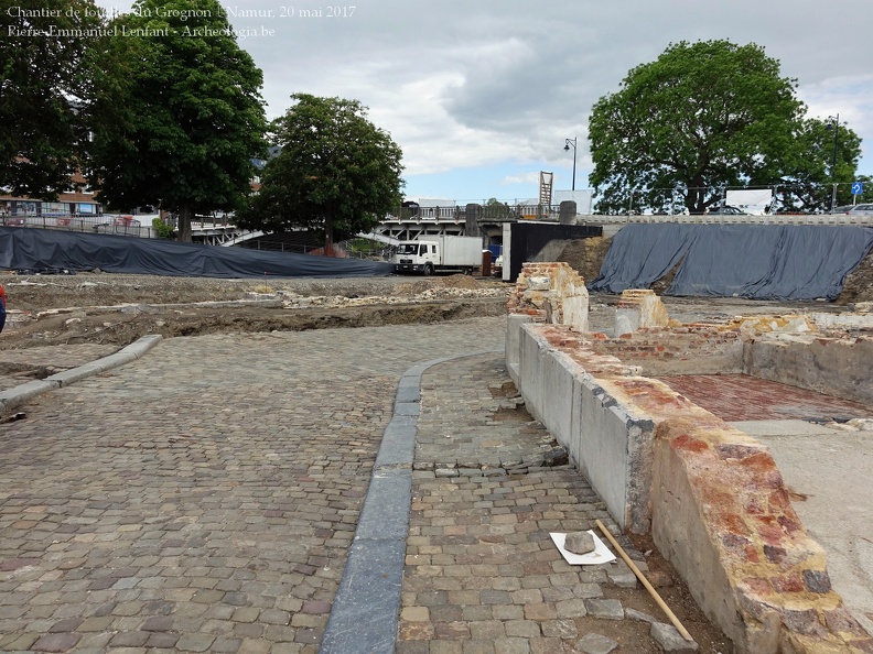 Fouilles archéologiques sur le site du Grognon (Namur)