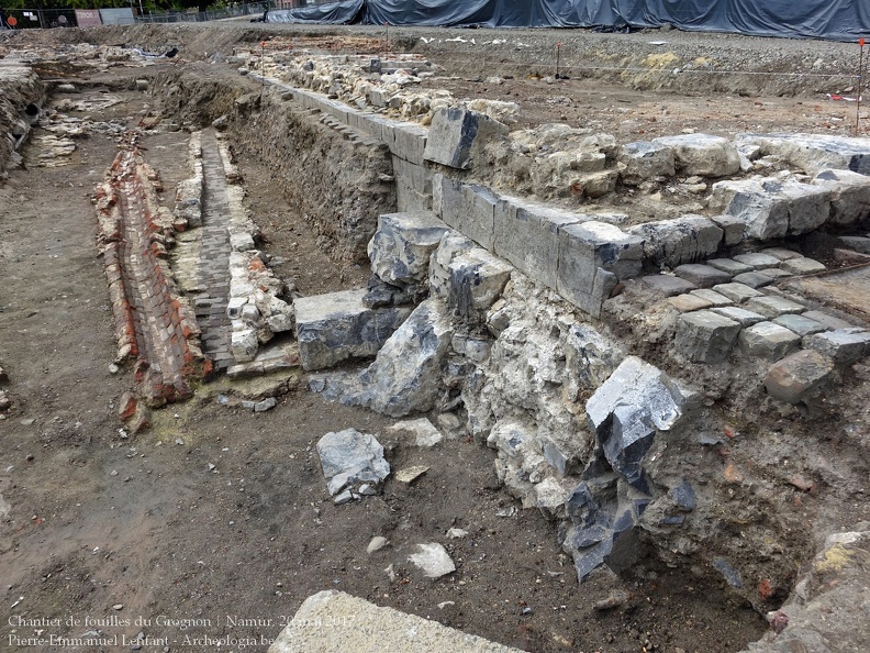 Fouilles archéologiques sur le site du Grognon (Namur)