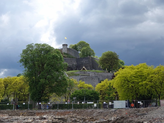 Fouilles archéologiques sur le site du Grognon (Namur)