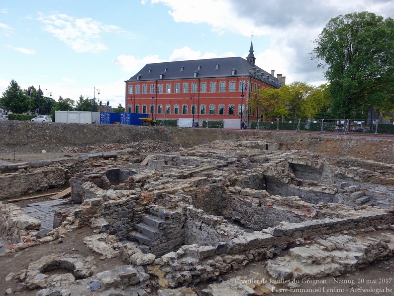 Fouilles archéologiques sur le site du Grognon (Namur)