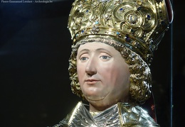 Buste-reliquaire de saint Lambert - Circa 1500