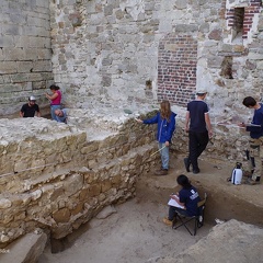 Fouilles - Château de Montépilloy - Campagne 2016