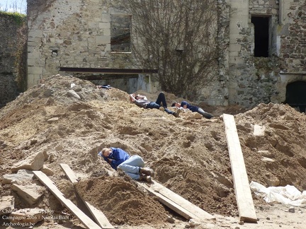 Fouilles - Château de Montépilloy - Campagne 2016