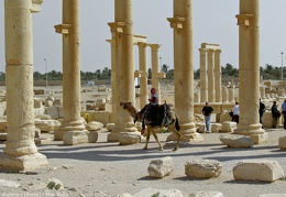 Le site de Palmyre en mai 2002