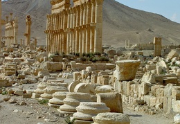 Le site de Palmyre en mai 2002