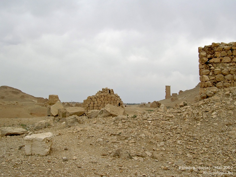 Le site de Palmyre en mai 2002