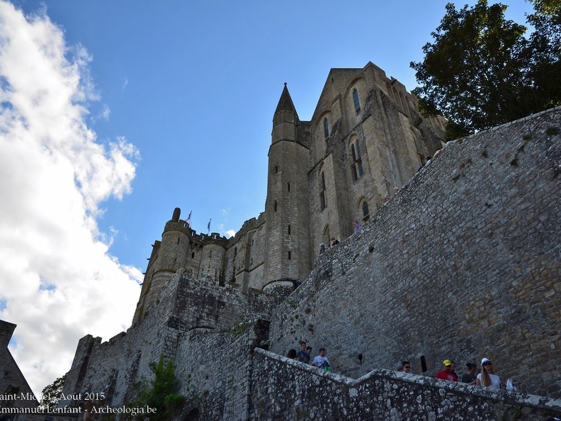 Visite de l'abbaye du Mont-Saint-Michel