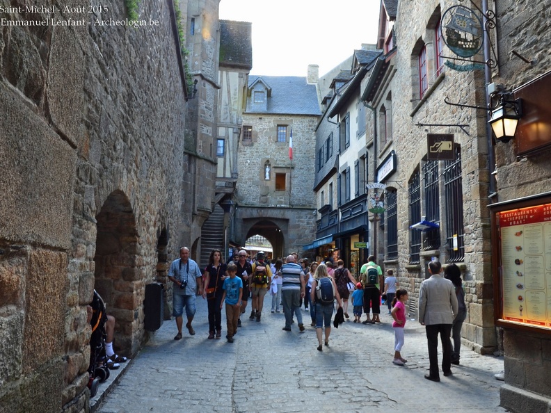 Visite de l'abbaye du Mont-Saint-Michel