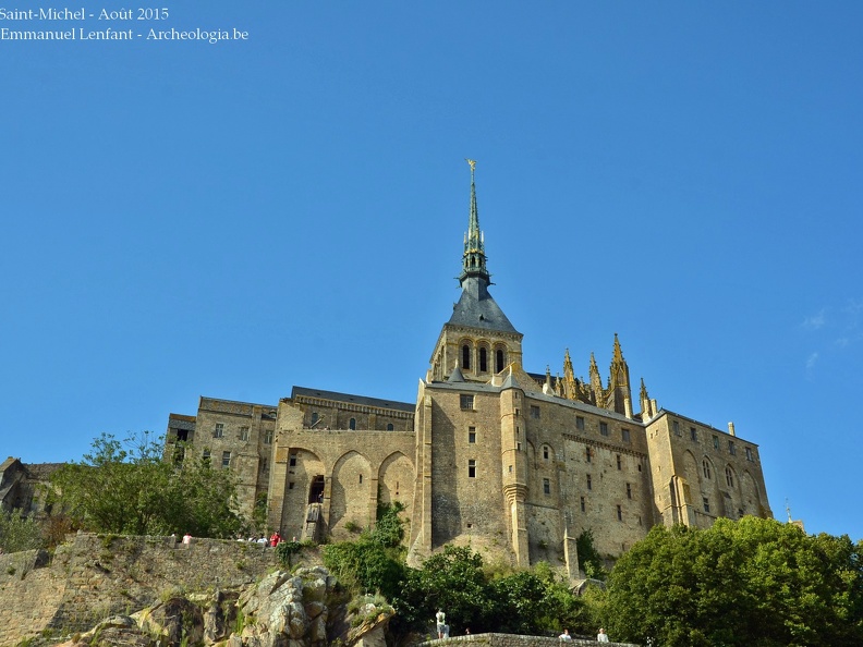 Visite de l'abbaye du Mont-Saint-Michel