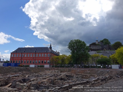 Fouilles archéologiques sur le site du Grognon (Namur)