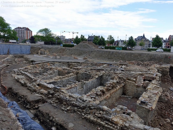 Fouilles archéologiques sur le site du Grognon (Namur)